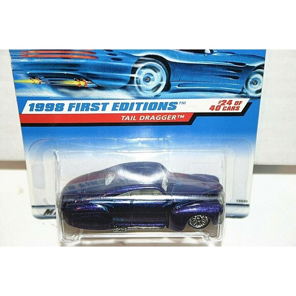 Hot Wheels Other - Hot Wheels 1998 First Editions Tail Dragger # 659  purple